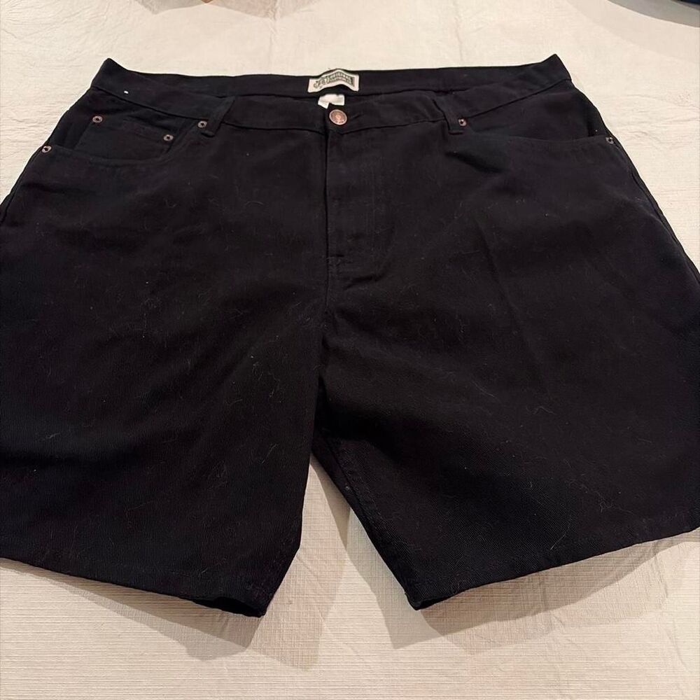 Route-66 Men's Black and Navy Shorts